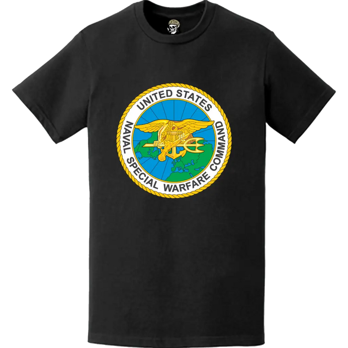 Naval Special Warfare Command (NSWC) Logo Emblem T-Shirt Tactically Acquired   