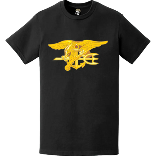 Navy SEAL Trident Logo Emblem T-Shirt Tactically Acquired   