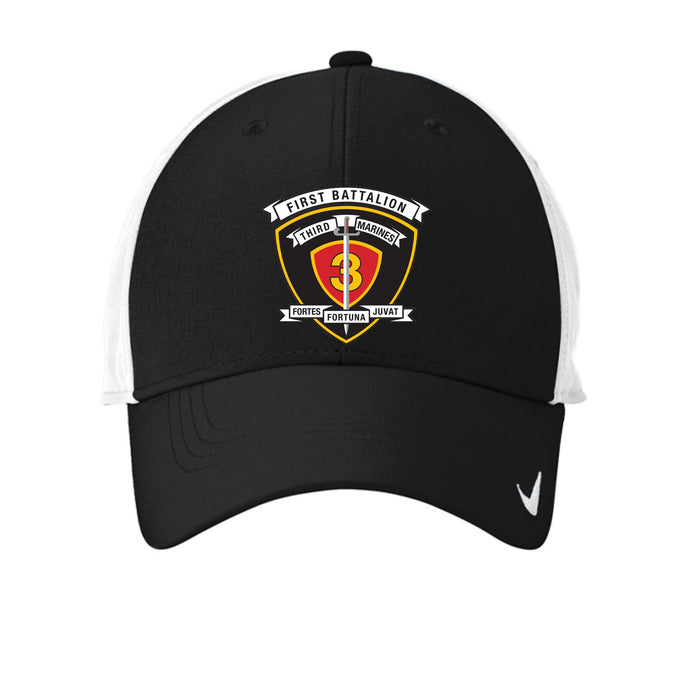 1st Bn 3rd Marines Nike® Legacy Hat Tactically Acquired Black/White M/L