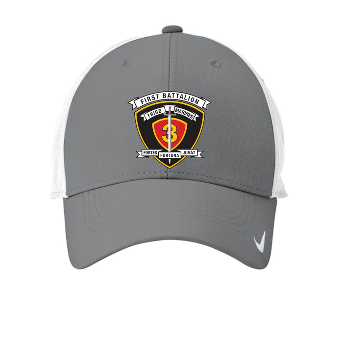 1st Bn 3rd Marines Nike® Legacy Hat Tactically Acquired Dark Gry/White M/L