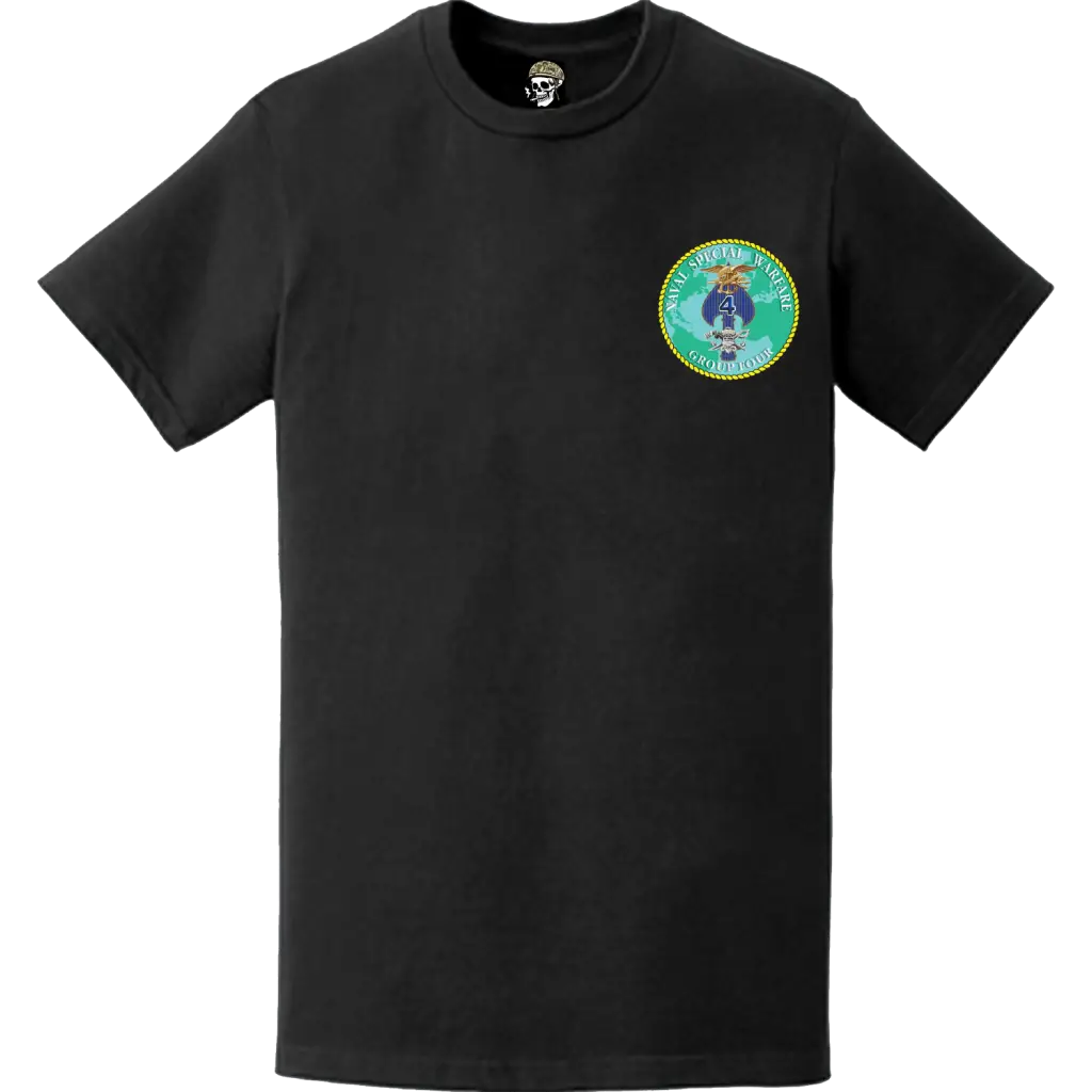 NSWG-4 Logo Emblem Left Chest T-Shirt Tactically Acquired   
