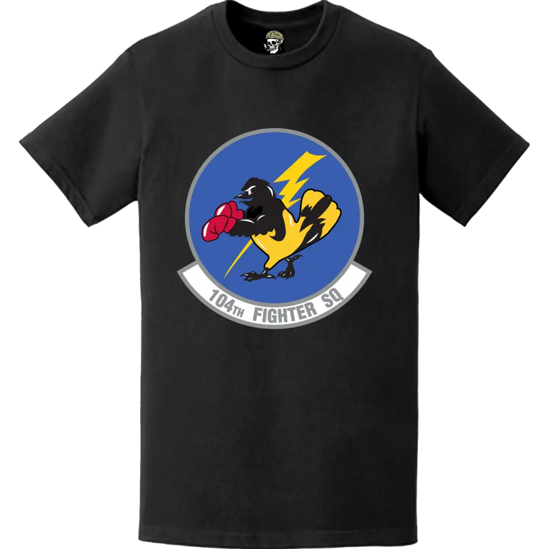 Official 104th Fighter Squadron (104th FS) 'Fightin O's' Logo Emblem T-Shirt