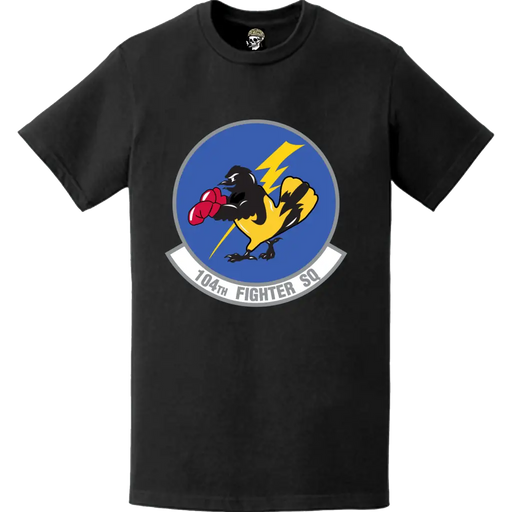 Official 104th Fighter Squadron (104th FS) 'Fightin O's' Logo Emblem T-Shirt Tactically Acquired   