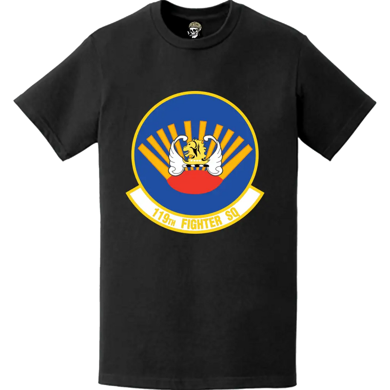 Official 119th Fighter Squadron (119th FS) 'Jersey Devils' Logo Emblem T-Shirt