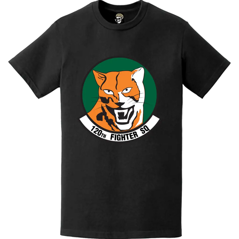 Official 120th Fighter Squadron (120th FS) 'Colorado Cougars' Logo Emblem T-Shirt