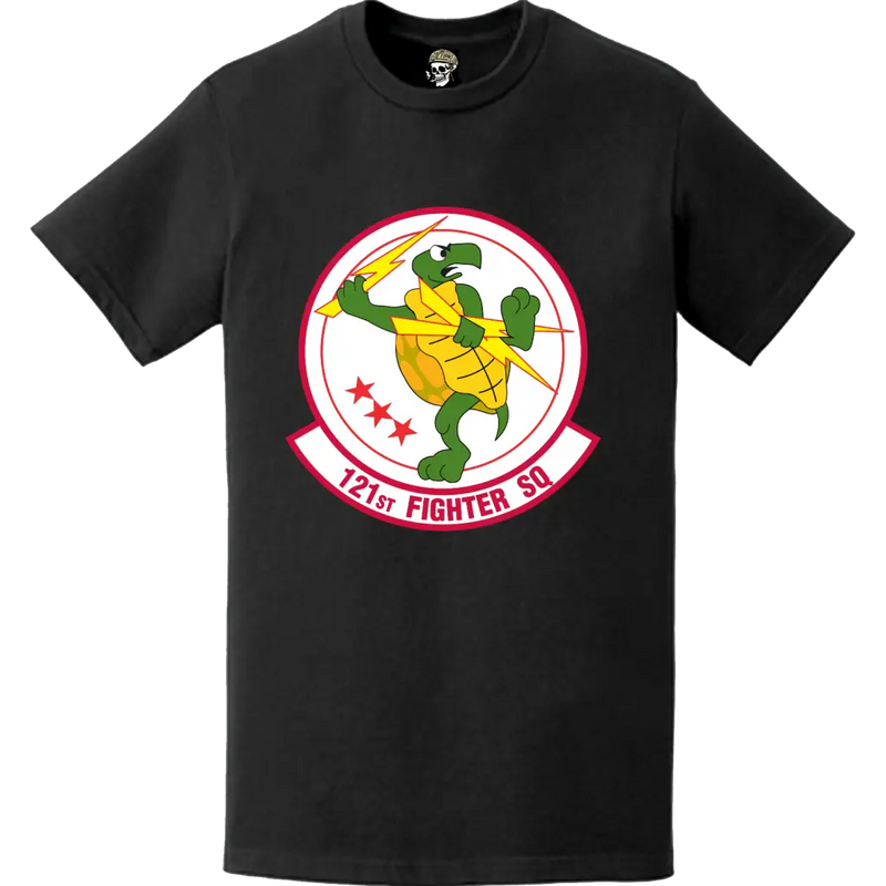 Official 121st Fighter Squadron (121st FS) 'Capital Guardians' Logo Emblem T-Shirt