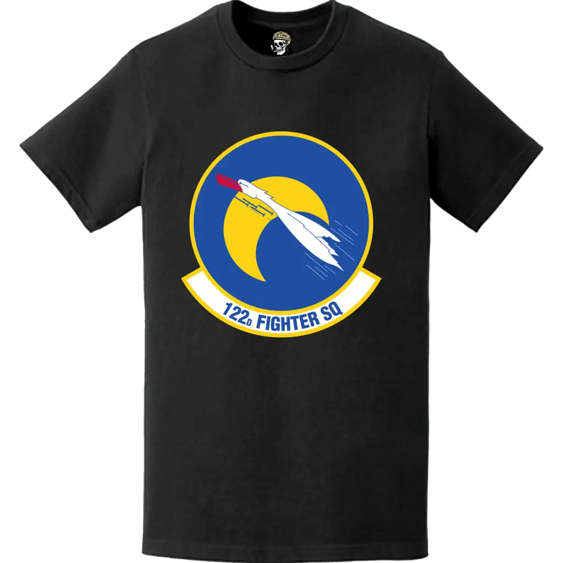 Official 122nd Fighter Squadron (122nd FS) 'Bayou Militia' Logo Emblem T-Shirt
