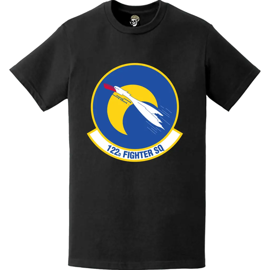 Official 122nd Fighter Squadron (122nd FS) 'Bayou Militia' Logo Emblem T-Shirt Tactically Acquired   