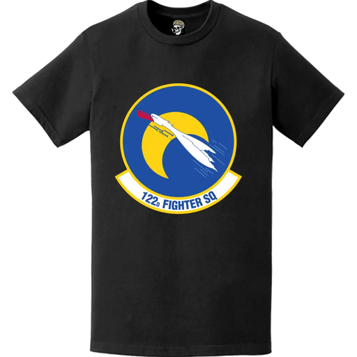 Official 122nd Fighter Squadron (122nd FS) 'Bayou Militia' Logo Emblem T-Shirt Tactically Acquired   