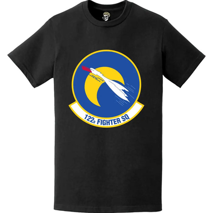 Official 122nd Fighter Squadron (122nd FS) 'Bayou Militia' Logo Emblem T-Shirt Tactically Acquired   