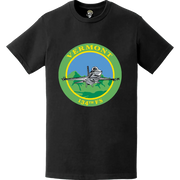 Official 134th Fighter Squadron (134th FS) 'Green Mountain Boys' Logo Emblem T-Shirt Tactically Acquired   