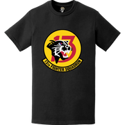 Official 13th Fighter Squadron (13th FS) 'Panthers' Logo Emblem T-Shirt Tactically Acquired   