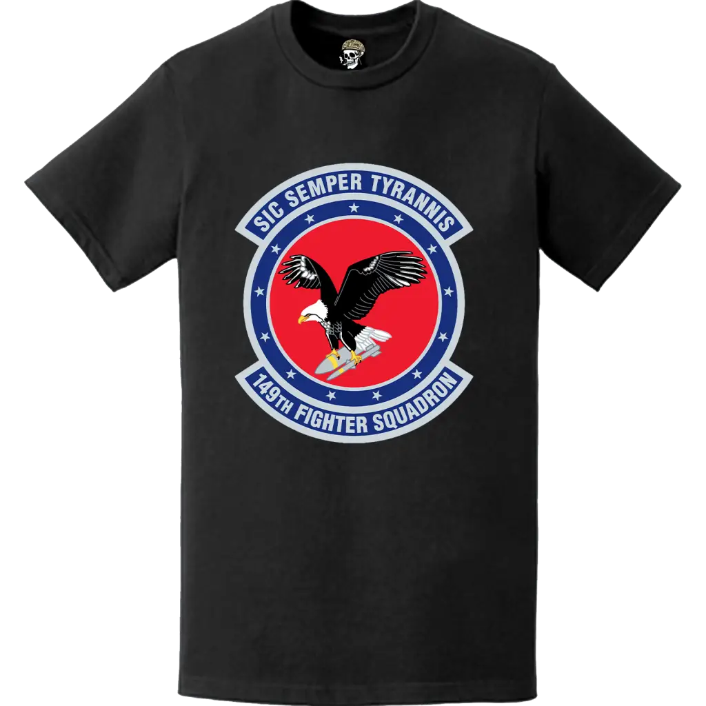 Official 149th Fighter Squadron (149th FS) Logo Emblem T-Shirt Tactically Acquired   