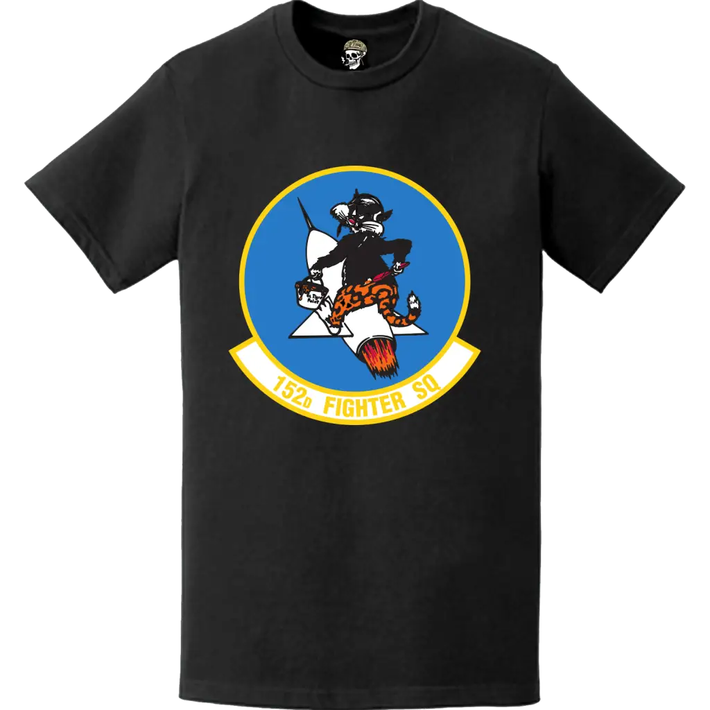 Official 152nd Fighter Squadron (152nd FS) 'Tigers' Logo Emblem T-Shirt Tactically Acquired   