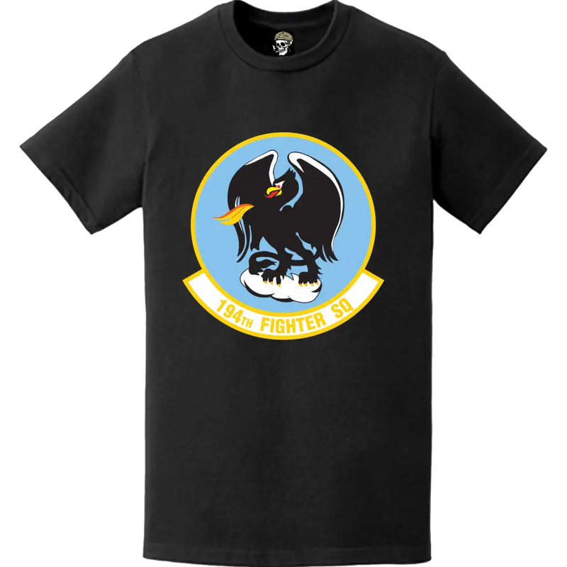 Official 194th Fighter Squadron (194th FS) 'Griffins' Logo Emblem T-Shirt