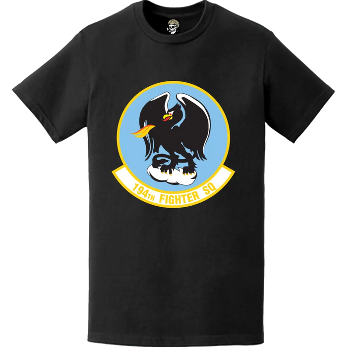 Official 194th Fighter Squadron (194th FS) 'Griffins' Logo Emblem T-Shirt Tactically Acquired   