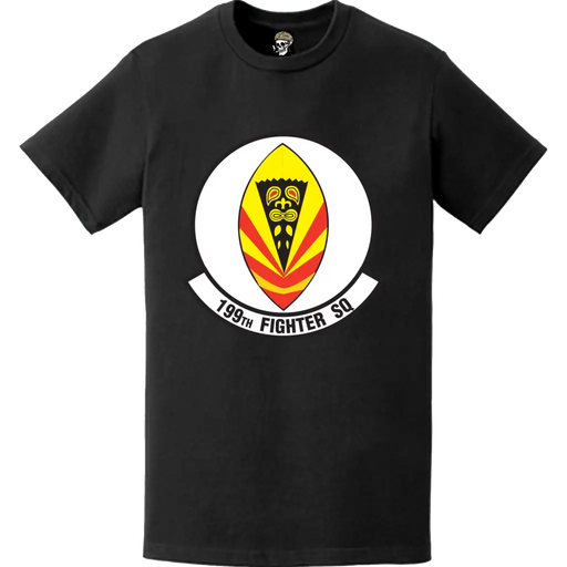 Official 199th Fighter Squadron (199th FS) 'Mytai Fighters’ Logo Emblem T-Shirt Tactically Acquired   