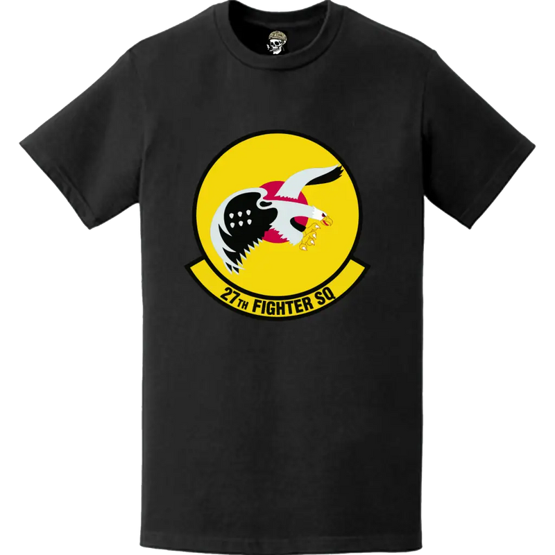 Official 27th Fighter Squadron (27th FS) 'Fighting Eagles' Logo Emblem T-Shirt