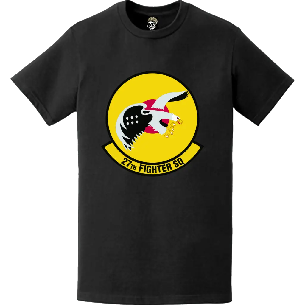 Official 27th Fighter Squadron (27th FS) 'Fighting Eagles' Logo Emblem T-Shirt Tactically Acquired   
