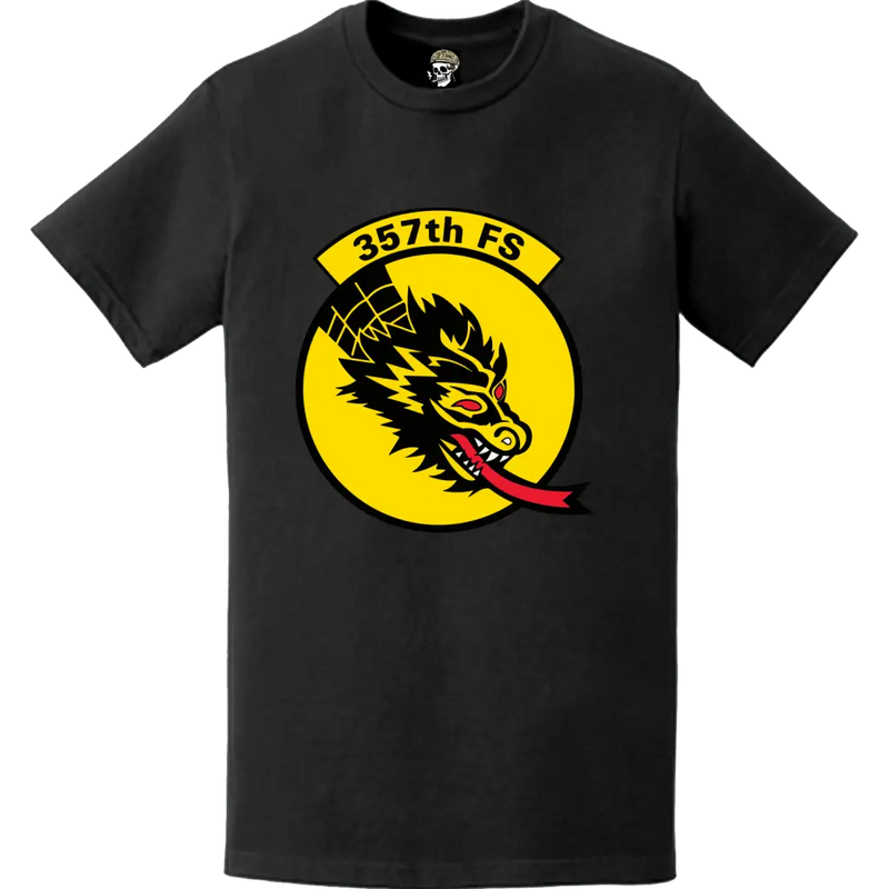 Official 357th Fighter Squadron (357th FS) 'Dragons' Logo Emblem T-Shirt