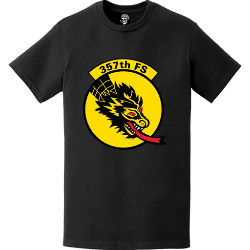 Official 357th Fighter Squadron (357th FS) 'Dragons' Logo Emblem T-Shirt Tactically Acquired   