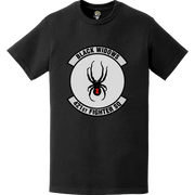 Official 421st Fighter Squadron (421st FS) 'Black Widows' Logo Emblem T-Shirt Tactically Acquired   