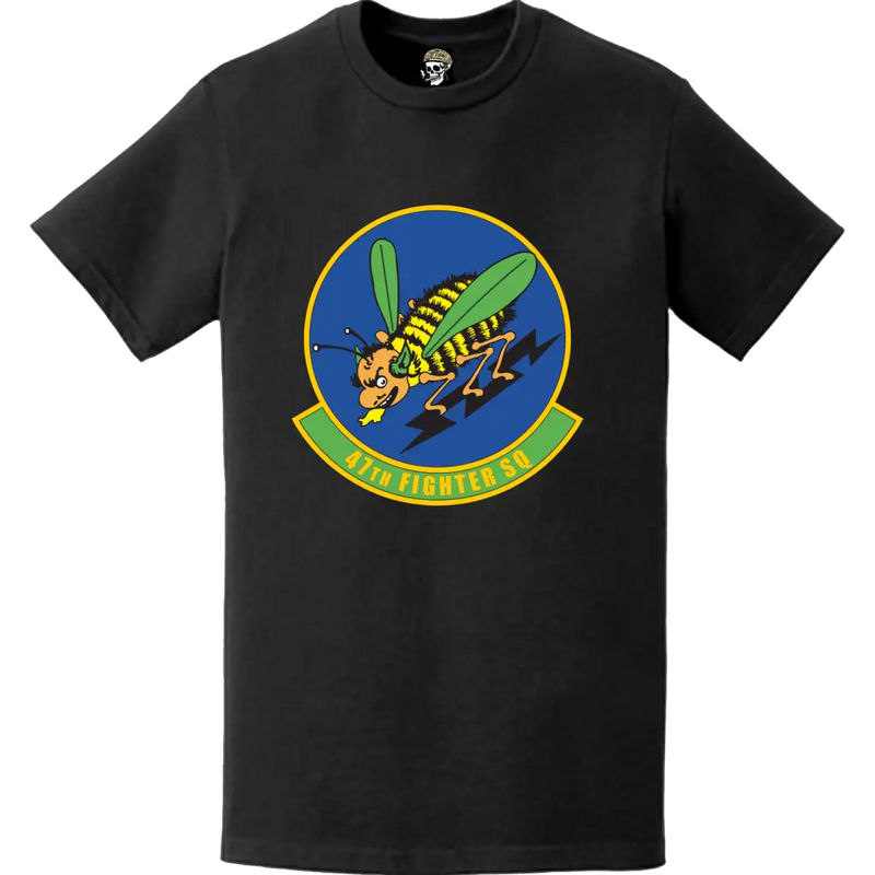 Official 47th Fighter Squadron (47th FS) 'Dogpatchers' Logo Emblem T-Shirt