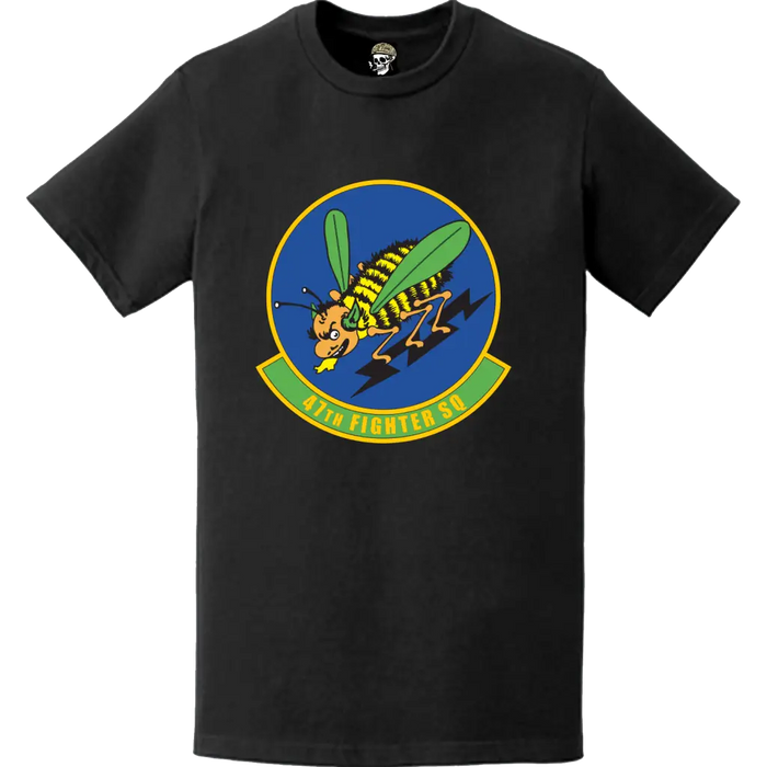 Official 47th Fighter Squadron (47th FS) 'Dogpatchers' Logo Emblem T-Shirt Tactically Acquired   