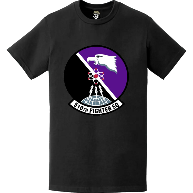 Official 510th Fighter Squadron (510th FS) 'Buzzards' Logo Emblem T-Shirt