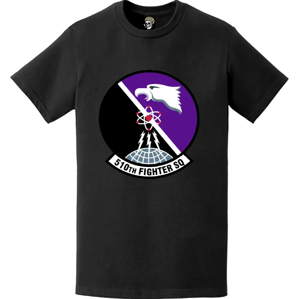 Official 510th Fighter Squadron (510th FS) 'Buzzards' Logo Emblem T-Shirt Tactically Acquired   