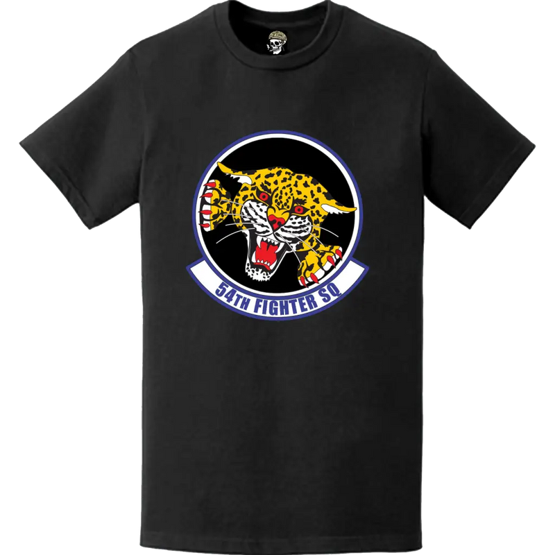 Official 54th Fighter Squadron (54th FS) 'Alaska's First Guardians' Logo Emblem T-Shirt