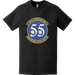 Official 55th Fighter Squadron (55th FS) 'The Fighting Fifty-Fifth' Logo Emblem T-Shirt Tactically Acquired   