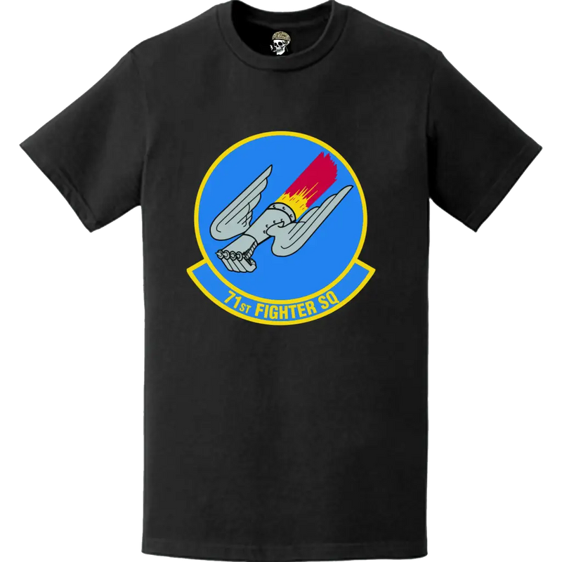 Official 71st Fighter Squadron (71st FS) 'Ironmen' Logo Emblem T-Shirt