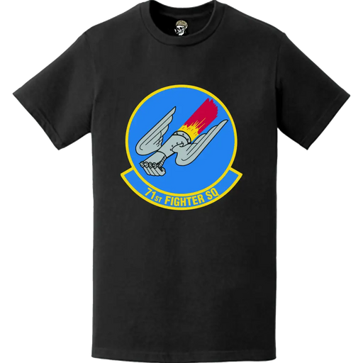 Official 71st Fighter Squadron (71st FS) 'Ironmen' Logo Emblem T-Shirt Tactically Acquired   