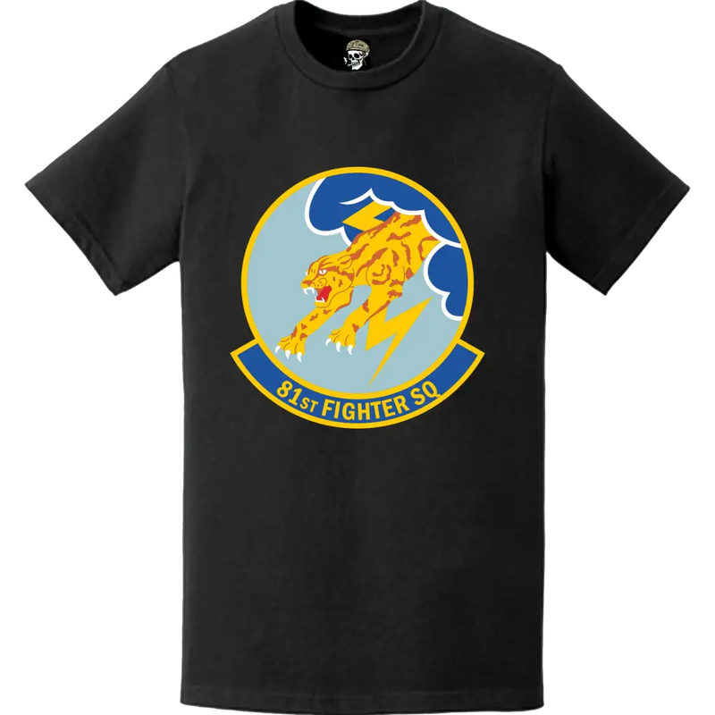 Official 81st Fighter Squadron (81st FS) 'Panthers' Logo Emblem T-Shirt