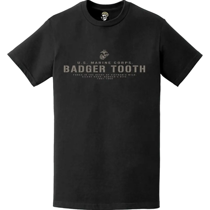 Operation Badger Tooth USMC Vietnam War Legacy T-Shirt Tactically Acquired   