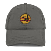 Operation Rolling Thunder Vietnam War Distressed Dad Hat Tactically Acquired Charcoal Grey  