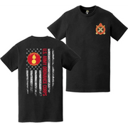 Ordance Corps Double-Sided American Flag T-Shirt Tactically Acquired   