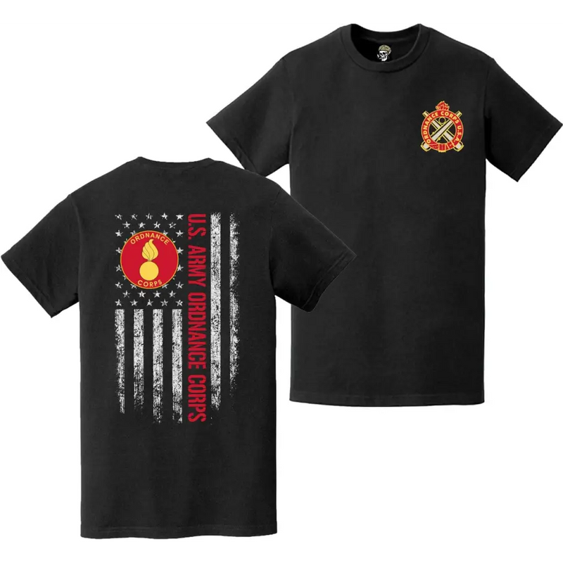 Ordance Corps Double-Sided American Flag T-Shirt