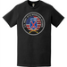 Patriotic 10th Mountain Division American Flag Distressed T-Shirt Tactically Acquired   