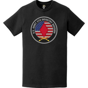 Patriotic 5th Infantry Division American Flag Crest T-Shirt Tactically Acquired   