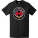 Patriotic 7th Infantry Division American Flag Crest T-Shirt Tactically Acquired   