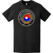 Patriotic 9th Infantry Division American Flag Crest Distressed T-Shirt Tactically Acquired   