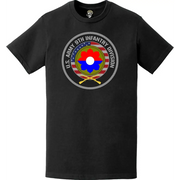 Patriotic 9th Infantry Division American Flag Crest T-Shirt Tactically Acquired   
