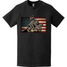 Iwo Jima Flag Raising WW2 American Flag T-Shirt Tactically Acquired   