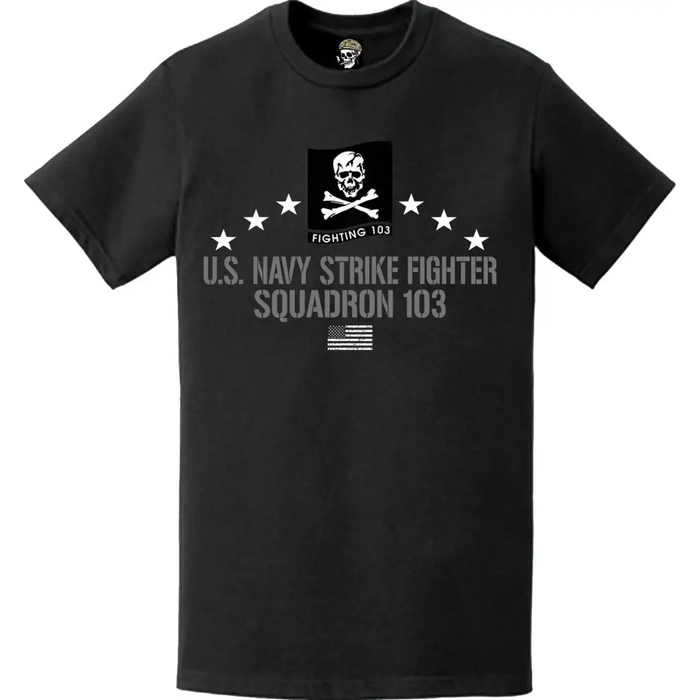 Patriotic Strike Fighter Squadron 103 (VFA-103) T-Shirt Tactically Acquired   