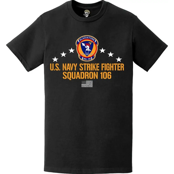 Patriotic Strike Fighter Squadron 106 (VFA-106) T-Shirt Tactically Acquired   