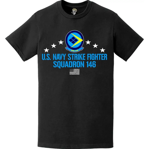 Patriotic Strike Fighter Squadron 146 (VFA-146) Motto T-Shirt Tactically Acquired   