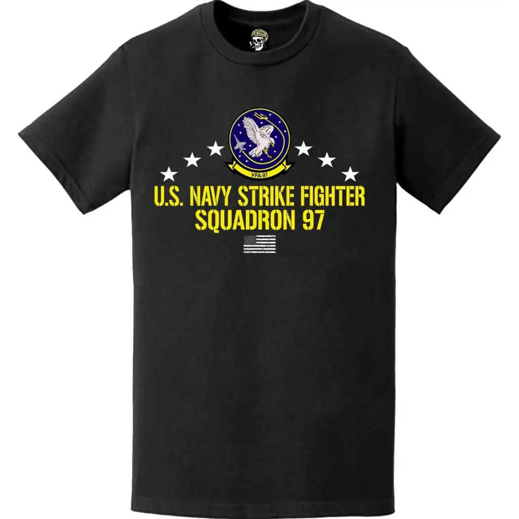 Patriotic Strike Fighter Squadron 97 (VFA-97) T-Shirt Tactically Acquired   