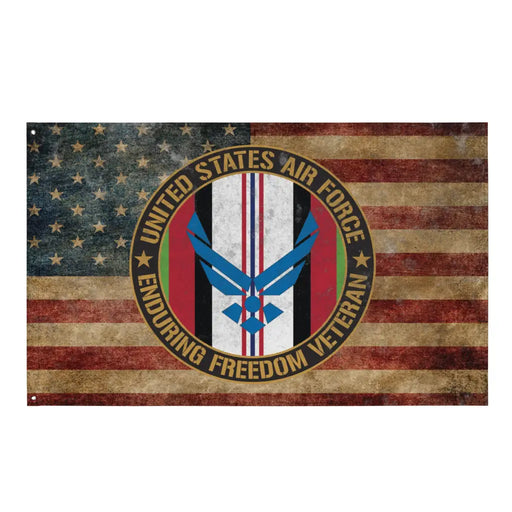 U.S. Air Force Operation Enduring Freedom OEF Indoor Wall Flag Tactically Acquired Default Title  
